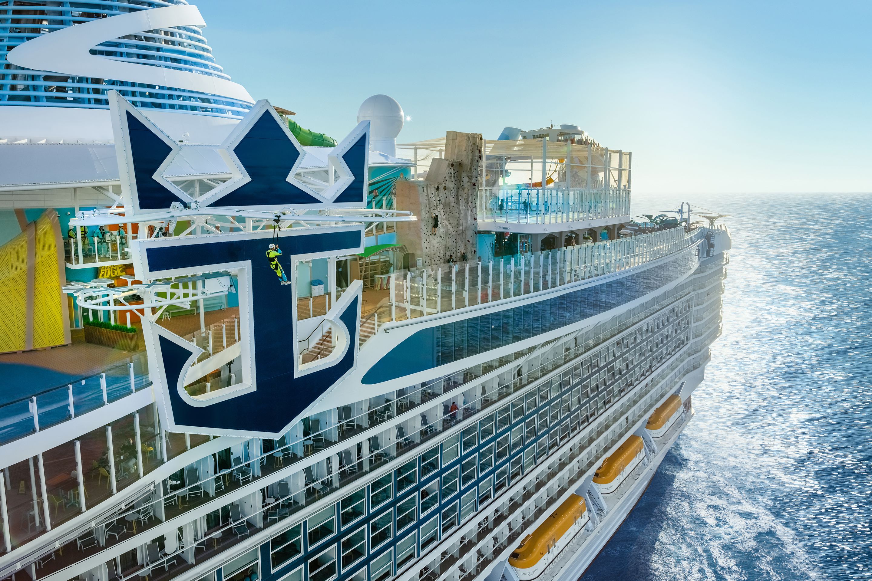 Icon of the Seas Crown's Edge Crop.