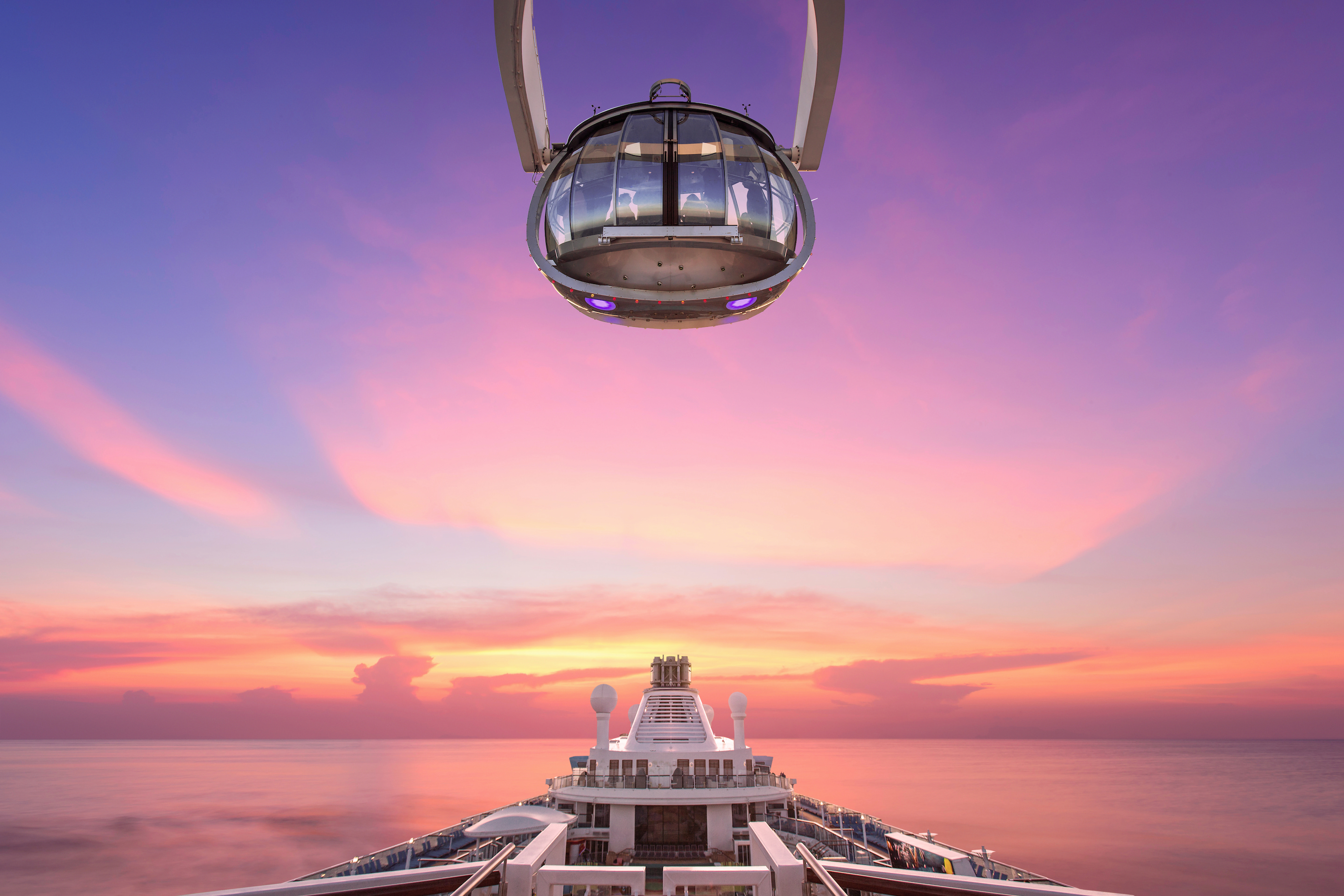 Ovation of the Seas departing from Sydney, Australia