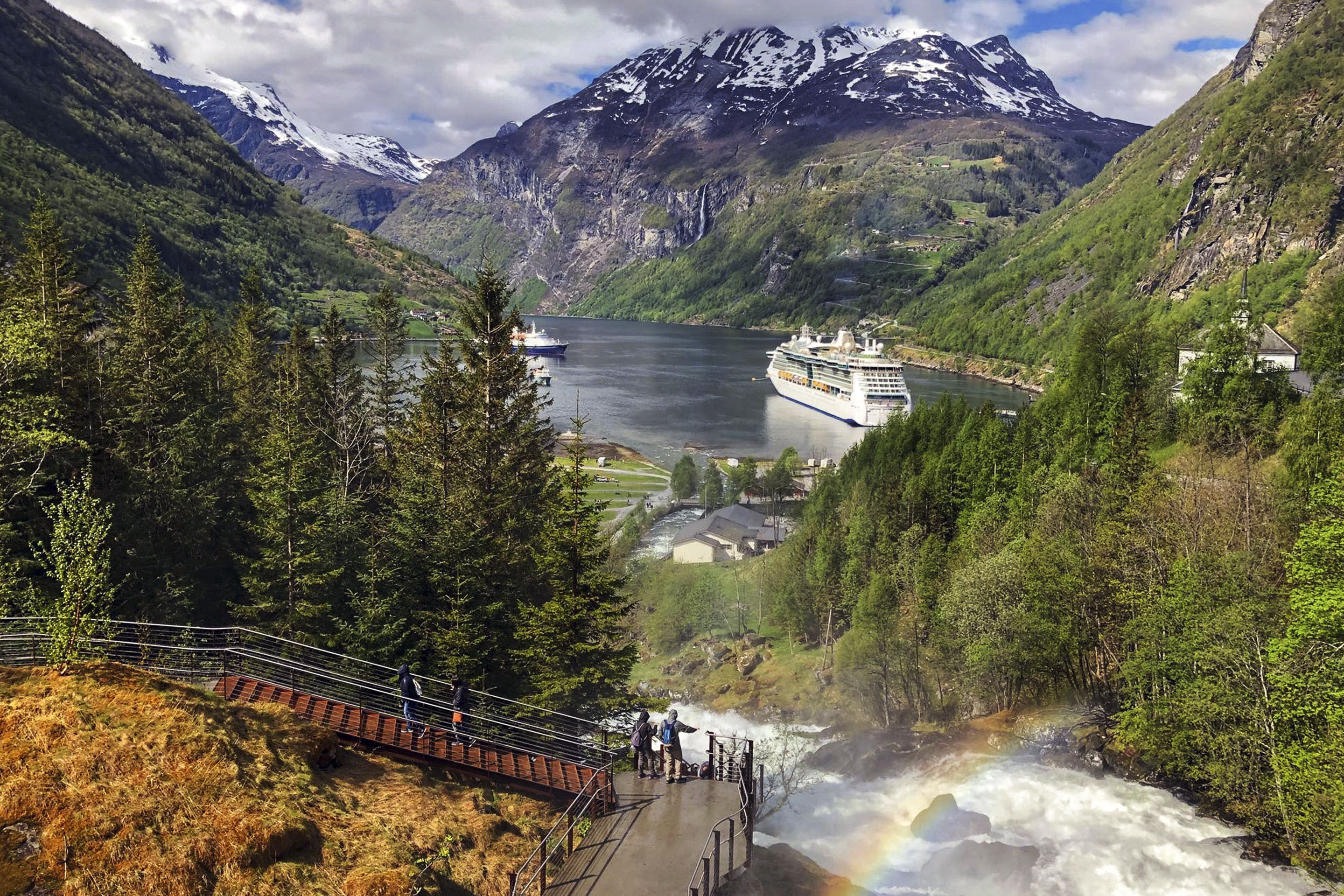 Serenade of the Seas Sailing Through Alaska